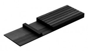 KES 009169 LiniQ porte-couteaux pour buffet 137x472mm noir