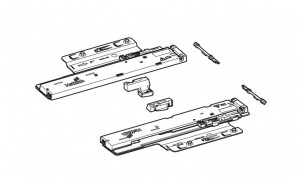 HETTICH 9257895 Quadro You mécanisme PTOs, 270-600mm/8-20kg