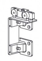 TERNO coulisse sup double pour porte pliante 882