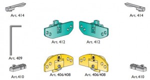 TERNO kit de quincaillerie pour portes coulissantes, 1 porte, 30kg