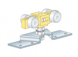 TERNO chariot supérieur art. 1189 40kg/1 vantail