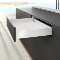 HETTICH ensemble AvanTech YOU tiroir, 101/500mm, 30kg, Quadro, blanc, SiSy