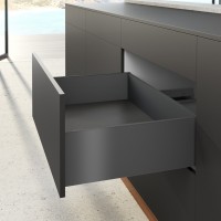 HETTICH ensemble AvanTech YOU tiroir, 187/500mm, 30kg, Quadro, anthracite, SiSy