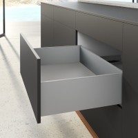 HETTICH ensemble AvanTech YOU tiroir, 187/500mm, 30kg, Quadro, argent, SiSy