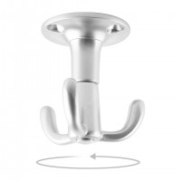 TULIP porte-manteau Twist chrome mat