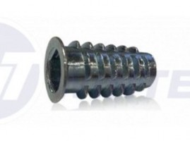 Écrou a collerette, type D, M8x13mm zinc