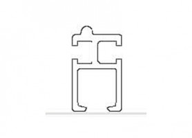 TERNO rail de guidage 300/AS pour lit alu 3m