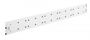 StrongMax buffet, côté perforé, 500mm, blanc