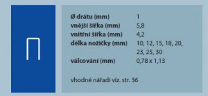 Agrafe 343/10mm zinc M, 12600 pcs