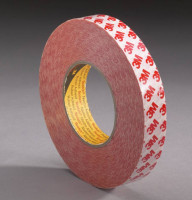 3M Ruban double-face rouge 38mm x25m
