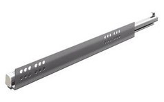 K-HETTICH Atira tiroir 144, 520mm/50kg, relings, argent, SiSy