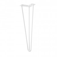 StrongLegs pied de table TS003 420mm blanc brillant