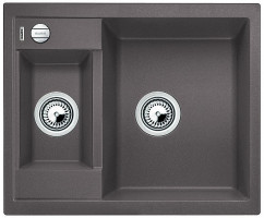 BLANCO 518874 Évier Metra 6 avec excentrique Silgranit PuraDur gris roche BLANCO 518874 Évier Metra 6 avec excentrique Silgranit PuraDur gris roche