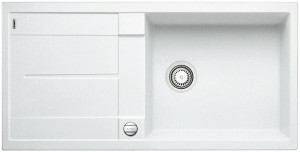 BLANCO 515280 évier Metra XL 6 S avec excentrique Silgranit PuraDur blanc BLANCO 515280 évier Metra XL 6 S avec excentrique Silgranit PuraDur blanc