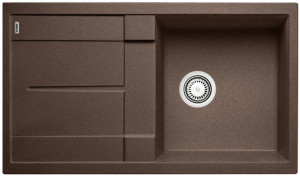 BLANCO 515042 Évier Metra 5 S sans excentrique Silgranit PuraDur café