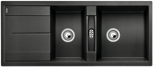 BLANCO 513071 évier Metra 8 S sans excentrique Silgranit PuraDur anthracite BLANCO 513071 évier Metra 8 S sans excentrique Silgranit PuraDur anthracite