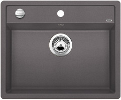BLANCO 518850 Évier Dalago 6 avec excentrique Silgranit PuraDur gris roche