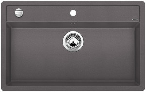 BLANCO 518852 Évier Dalago 8 avec excentrique Silgranit PuraDur gris roche