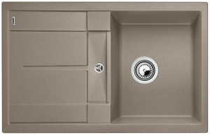 BLANCO 517346 Évier Metra 45 S sans excentrique Silgranit PuraDur tartufo