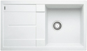BLANCO 513205 évier Metra 5 S sans excentrique Silgranit PuraDur blanc