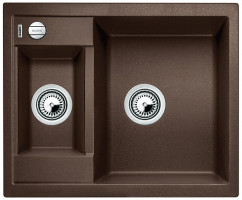 BLANCO 516162 évier Metra 6 avec excentrique Silgranit PuraDur café BLANCO 516162 évier Metra 6 avec excentrique Silgranit PuraDur café