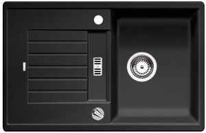 BLANCO 514724 Évier Zia 45 S avec excentrique Silgranit PuraDur anthracite BLANCO 514724 Évier Zia 45 S avec excentrique Silgranit PuraDur anthracite