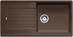 BLANCO 517577 Évier Zia XL 6 S sans excentrique Silgranit PuraDur café BLANCO 517577 Évier Zia XL 6 S sans excentrique Silgranit PuraDur café