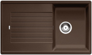 BLANCO 516745 évier Zia 45 SL sans excentrique Silgranit PuraDur café BLANCO 516745 évier Zia 45 SL sans excentrique Silgranit PuraDur café