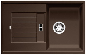 BLANCO 515070 Évier Zia 45 S sans excentrique Silgranit PuraDur café