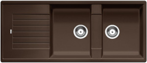 BLANCO 515602 Évier Zia 8 S sans excentrique Silgranit PuraDur café BLANCO 515602 Évier Zia 8 S sans excentrique Silgranit PuraDur café