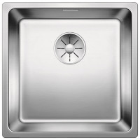 BLANCO 522957 évier Andano 400-IF InFino sans tirette inox satiné brillant