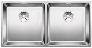 BLANCO 522987 évier Andano 400/400-U InFino sans tirette inox satiné brillante