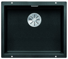 BLANCO 523432 évier Subline 500-U InFino manu manual Silgranit PuraDur anthracit