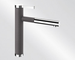BLANCO 518804 Robinet Linee-S Silgranit-look gris roche/chrome BLANCO 518804 Robinet Linee-S Silgranit-look gris roche/chrome