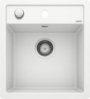 BLANCO 517169 Évier Dalago 45-F avec excentrique Silgranit PuraDur blanc