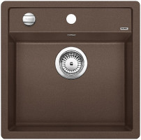 BLANCO 518536 évier Dalago 5-F avec excentrique Silgranit PuraDur café