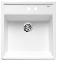 BLANCO 514501 Évier Panor 60 sans excentrique céramique PuraPlus blanc éclatant