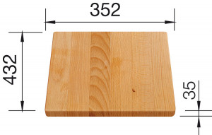 BLANCO 219891 Accessoires planche a découper Plenta bois