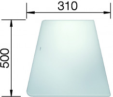 BLANCO 224510 Accessoires plaque de découpe/couvre verre Alaros blanc