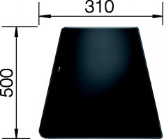 BLANCO 224525 Accessoires plaque de découpe/couverture verre Alaros noir