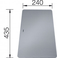 BLANCO 227699 Accessoires planche a découper verre céramique sous plaque