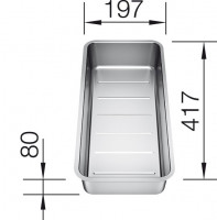 BLANCO 227692 Accessoires bol Andano inox