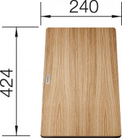 BLANCO 230700 Accessoires plaque découpe placage frene 424x240mm