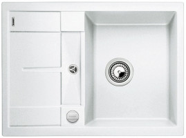 BLANCO 519576 Évier Metra 45 S Compact avec excentrique Silgranit PuraDur blanc BLANCO 519576 Évier Metra 45 S Compact avec excentrique Silgranit PuraDur blanc