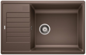 BLANCO 523282 évier Zia XL 6 S Compact sans excentrique Silgranit PuraDur café