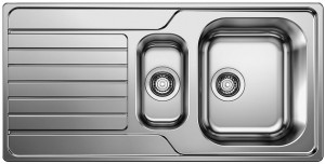 BLANCO 523375 évier Dinas 6 S inox brossé sans excentrique