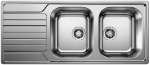 BLANCO 523376 Évier Dinas 8 S sans excentrique inox brossé