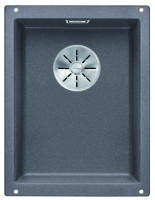 BLANCO 523407 évier Subline 320-U InFino manuel Silgranit PuraDur gris roche