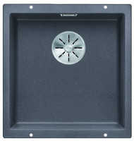 BLANCO 523423 évier Subline 400-U InFino manual Silgranit PuraDur gris roche