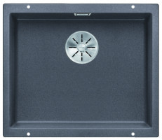 BLANCO 523433 Évier Subline 500-U InFino manuel Silgranit PuraDur gris roche